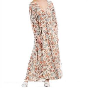 Free people Earthfolk long sleeve maxi dress